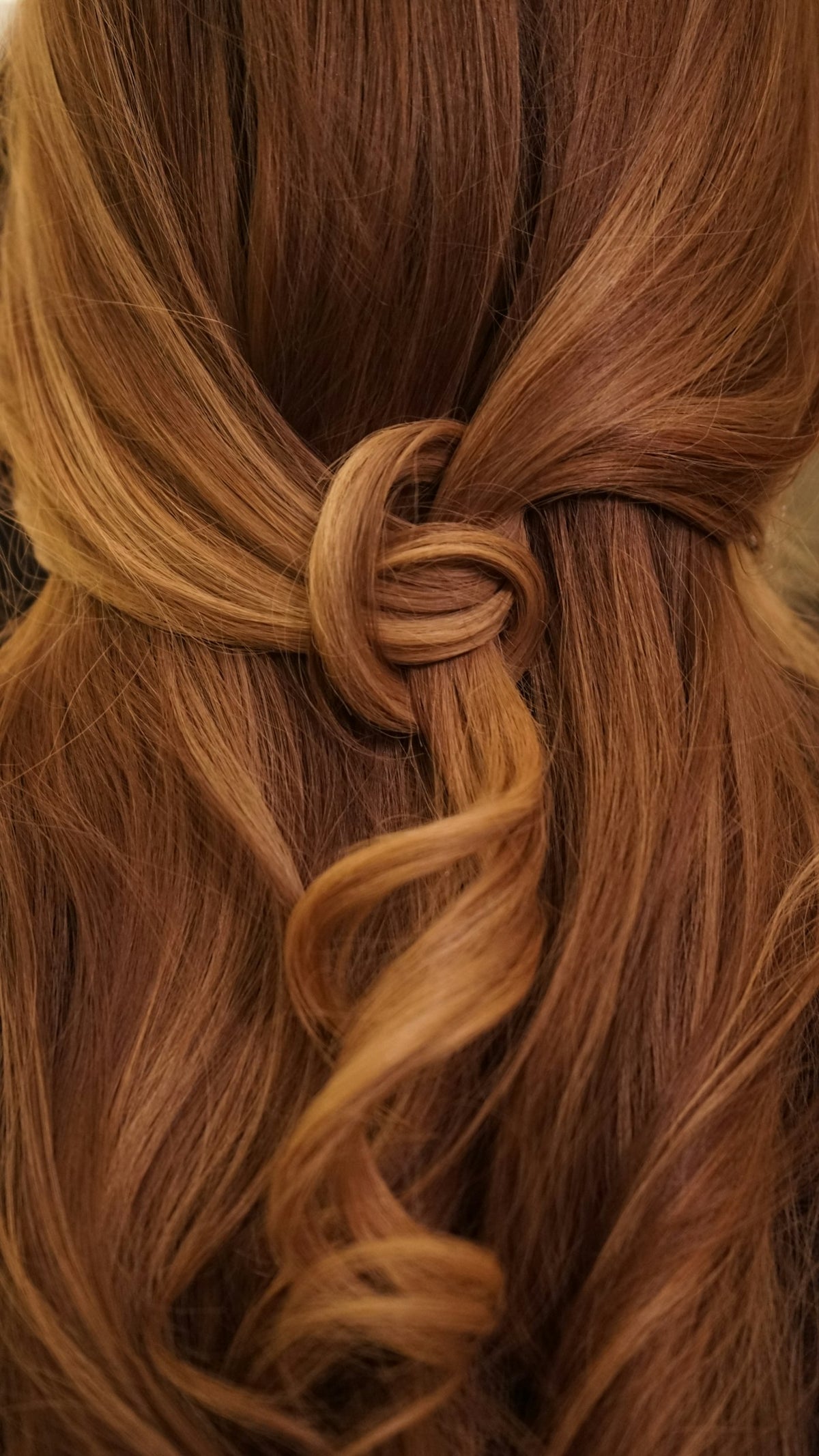 Caramel balayage clip-in hair extensions